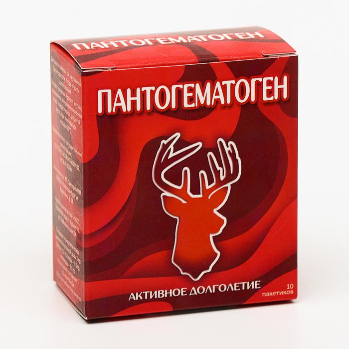 

Пантогематоген, источник витамина C и железа, 10 саше по 3 г