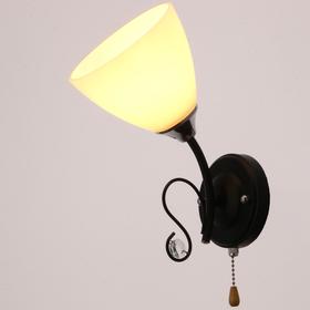 

Бра 95401/1 1х60Вт Е27, черный/хром, 21х14х31 см