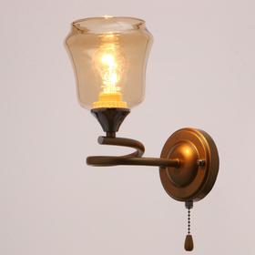 

Бра 09401/1 1х60Вт Е27, золото/хром, 21,5х13х21 см