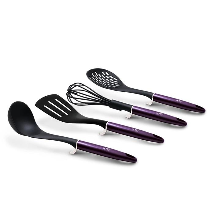 Набор кухонных принадлежностей Royal purple Metallic Line, 4 предмета