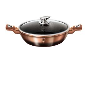 

Сотейник с крышкой Rosegold Noir Metallic Line, 28 см, 3.8 л