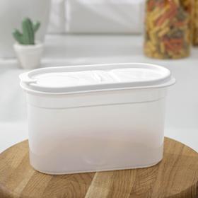 

Ёмкость для сыпучих продуктов с клапоном Альтернатива «Фиеста», 1,2 л