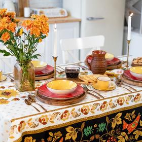 

Скатерть "Этель" Russian style 220х147 см, 100% хл, саржа 190 гр/м2