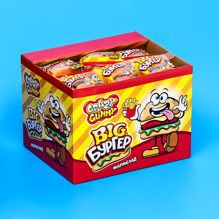 Мармелад жевательный «Мармеладный Бургер», 18 г