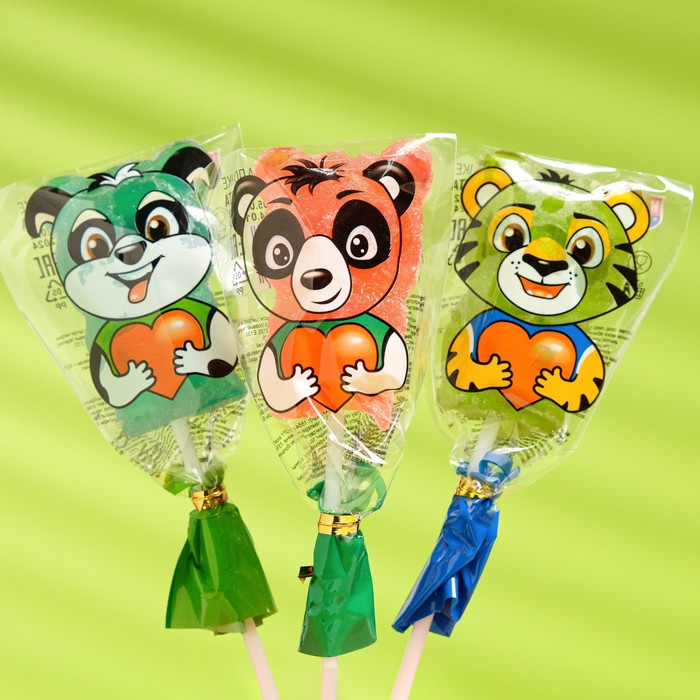 Мармелад на палочке «Мармеладные зверята», 17 г