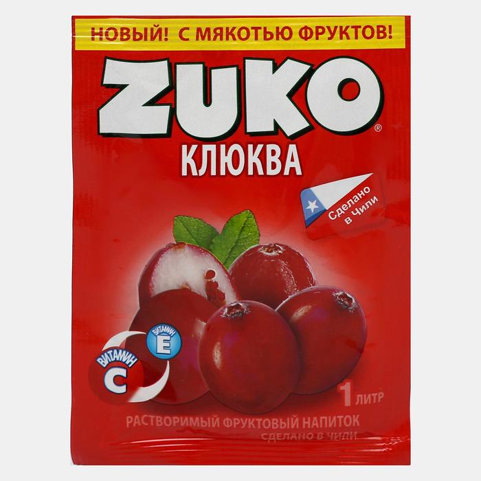 Растворимый напиток ZUKO Клюква, 25 г
