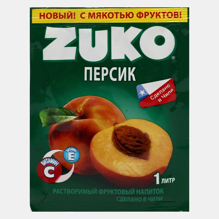 

Растворимый напиток ZUKO Персик, 25 г