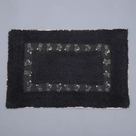

Коврик «Кактус», 40×60 см, 900 г/м2, 100% хлопок, цвет чёрный
