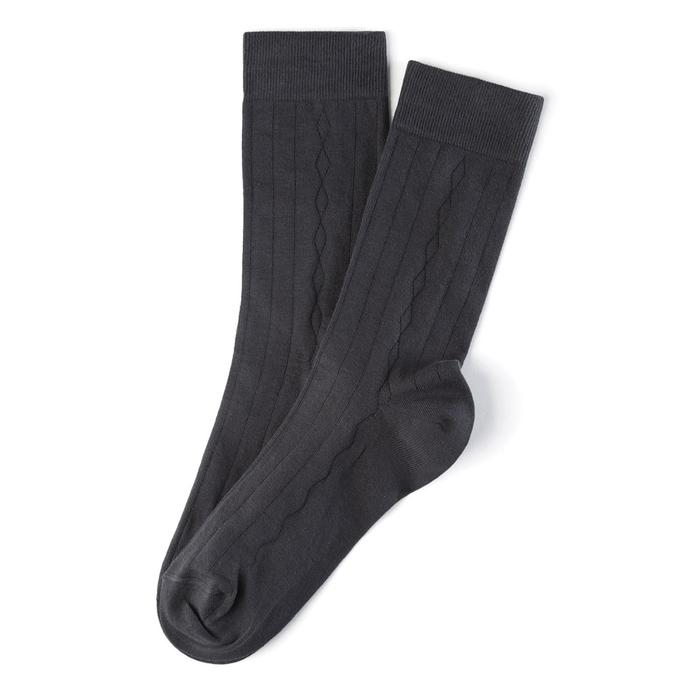 фото Носки мужские, цвет тёмно-серый, размер 2 (40-41) incanto