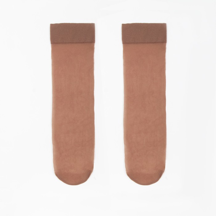 Носки женские (2 пары) GLAMOUR Easy 20 ден цвет бежевый (daino)