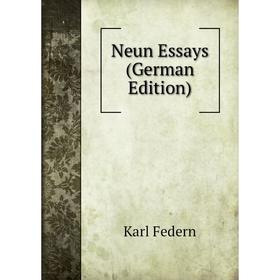 

Книга Neun Essays