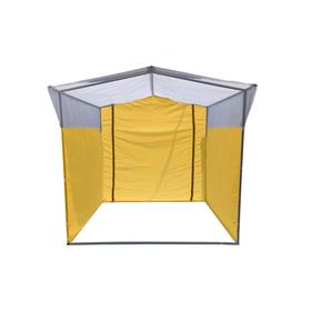 Торгово-выставочная палатка ТВП-1,5х1,5 м, цвет жёлто-белый Ош