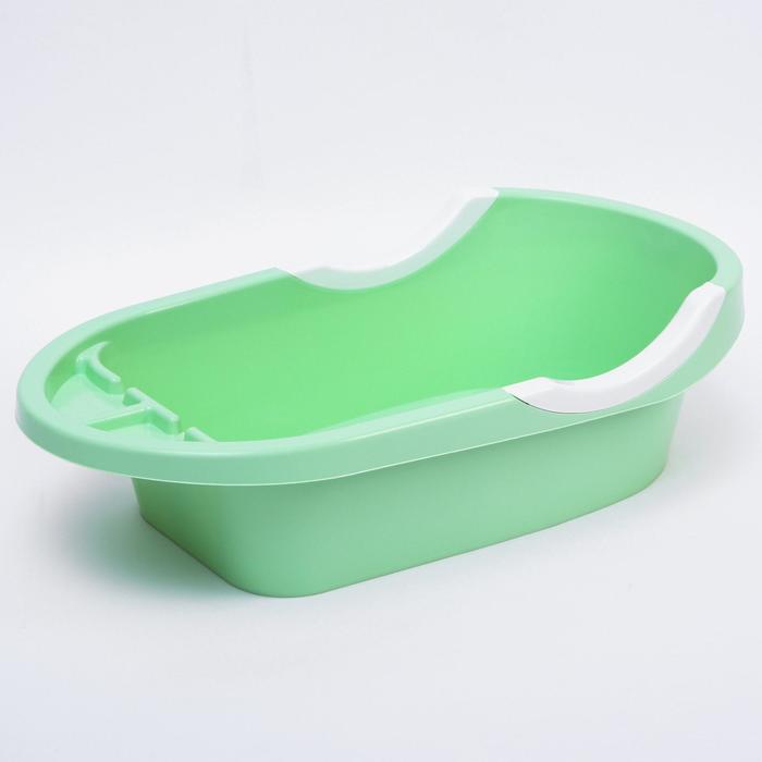 Ванна детская «Малышок люкс», 90 см, цвет зеленый