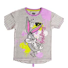 

Футболка с коротким рукавом для девочки, рост 122 см, цвет мультиколор