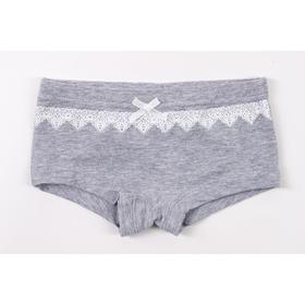 

Шорты для девочки, рост 146 см, цвет серый меланж