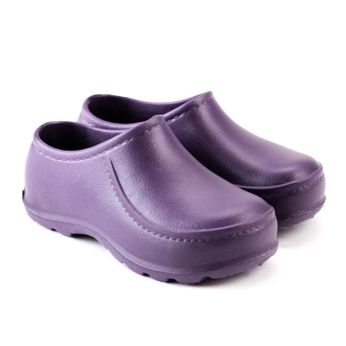 Галоши детские цвет баклажан размер 29 259₽