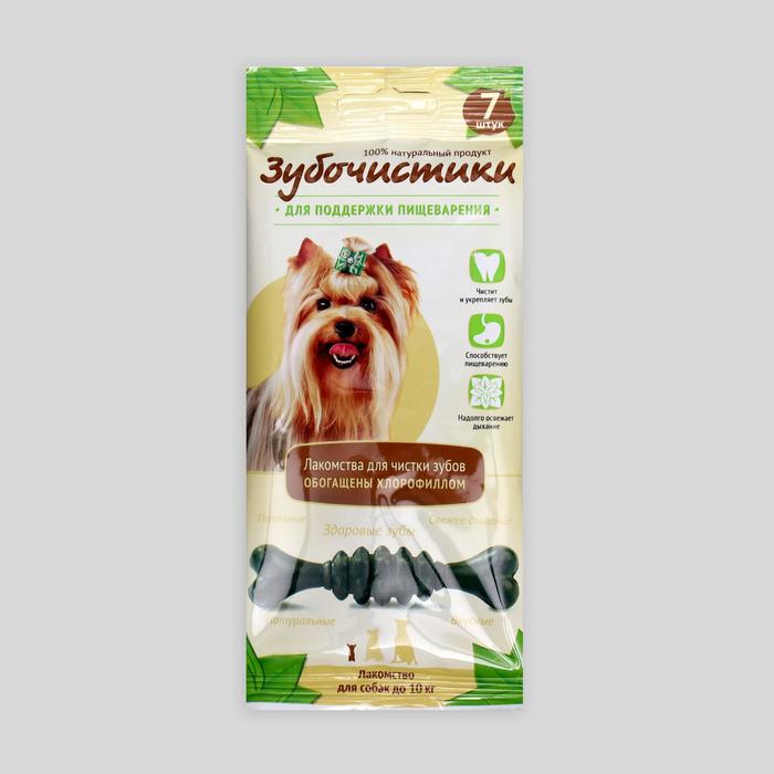 Зубочистики Деревенские лакомства для собак мелких пород, мятные, 60 г