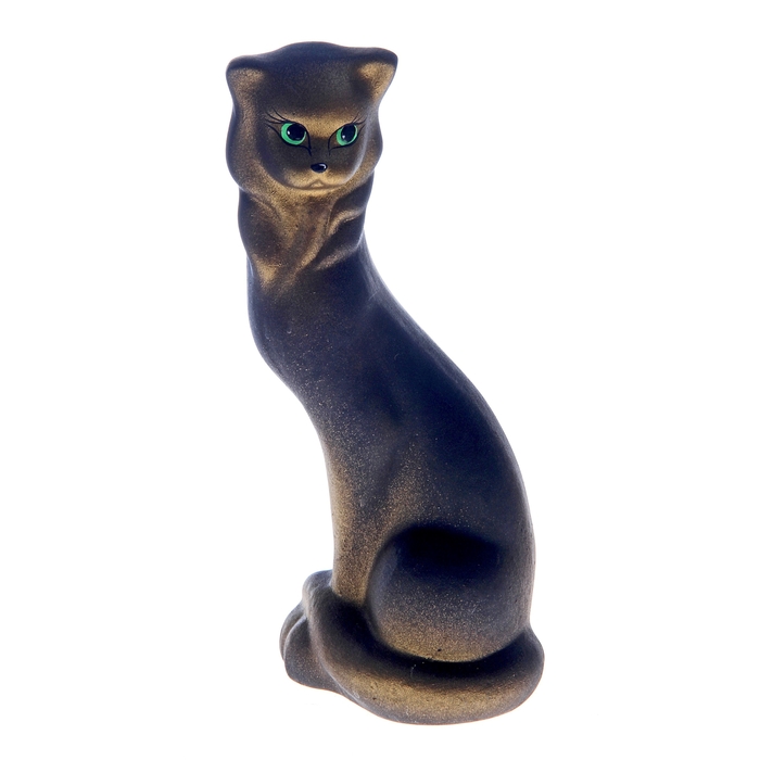 Сувенир "Кошка Маркиза" малая черная
