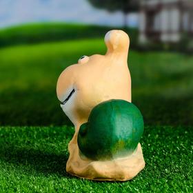 

Садовая фигура "Улитка улыбка" 18х17х10см