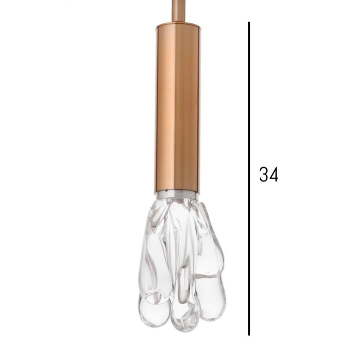 

Светильник 89502/1 LED 5Вт золото 14х14х30 см