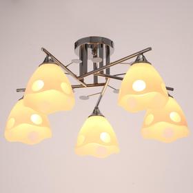 

Люстра 97401/5 5х60Вт Е27, хром, d=54,5 см, h=25,5 см