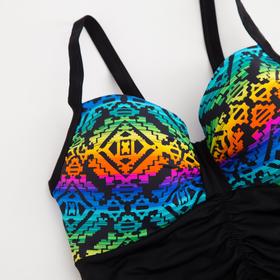 

Купальник женский слитный, цвет чёрный, размер 50