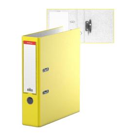 Папка–регистратор А4, корешок 70 мм, ErichKrause Neon, с арочным механизмом, неоновая, жёлтая, до 450 листов