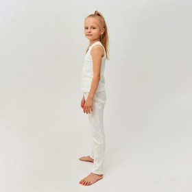 

Брюки домашние для девочки MINAKU: Home collection kids цвет экрю, рост 152 см