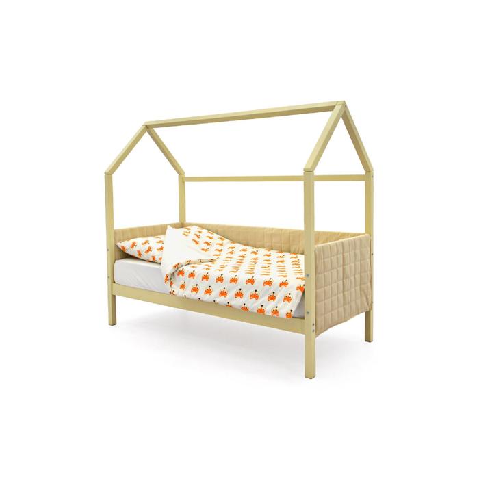 

Детская кровать-домик мягкий Бельмарко Svogen бежевый