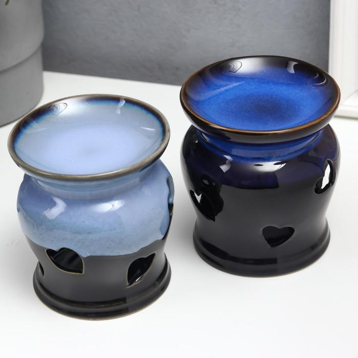 

Аромалампа керамика "Сердечки" МИКС 10,5х9,5х9,5 см