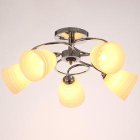 

Люстра 3029/5 5х60Вт Е27, хром, 60х60х24 см