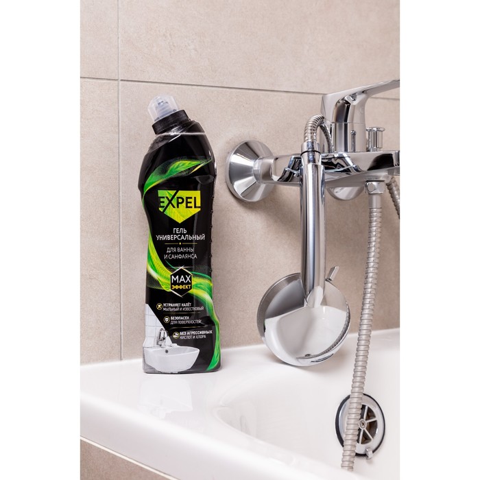 чистящее средство чистин professional гель для ванной комнаты 750 мл Чистящее средство Expel, гель, для ванной и санфаянса, 750 мл