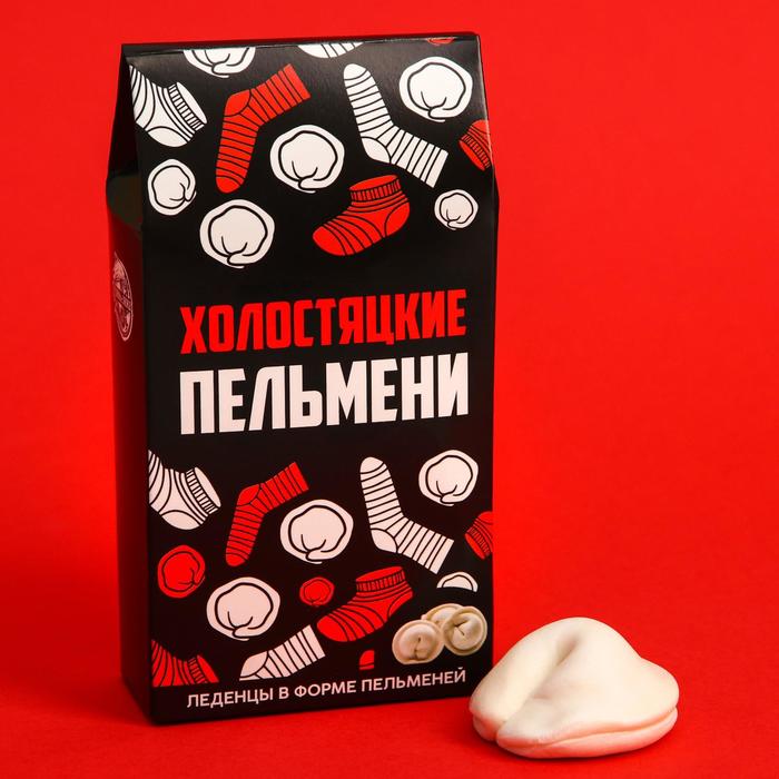 

Леденцы в форме пельменей, «Холостяцкие», со вкусом тутти-фрутти, 5 шт. х 22 г.