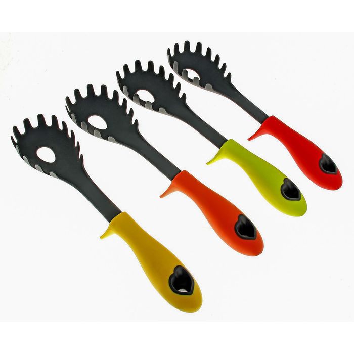 Ложка для спагетти 33 см "Мариотто", цвета МИКС