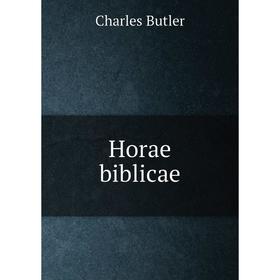 

Книга Horae biblicae