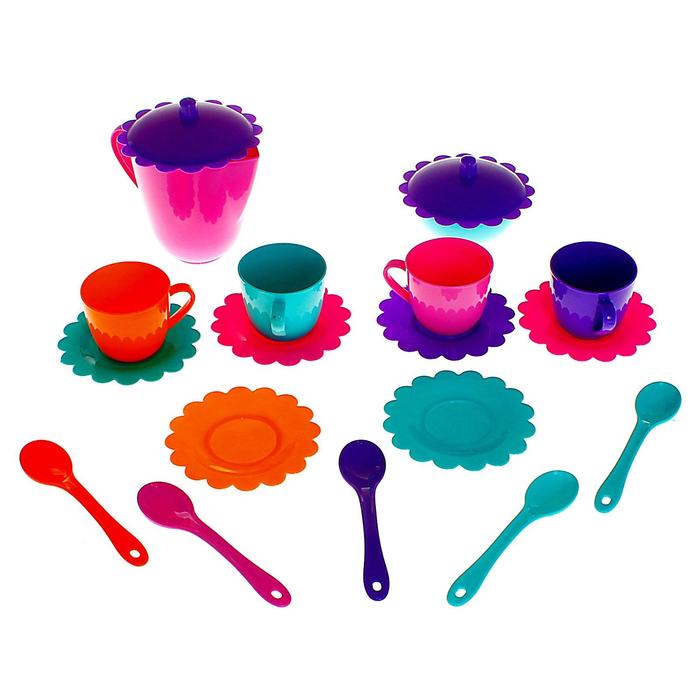 Большой набор детской посуды «Ромашка» на 4 персоны