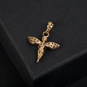 

Подвеска "Ангел" с крылышками, цвет белый в золоте, 2 см