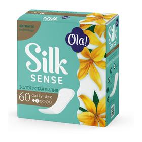 

Прокладки ежедневные Ola! Silk Sense золотистая лилия, 60 шт.