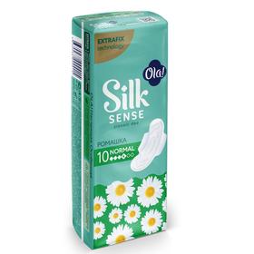 

Прокладки толстые Ola! Silk Sense Classic Wings Normal ромашка, 10 шт.