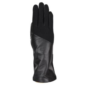 

Перчатки женские натуральная кожа/шерсть (Размер 8) черный