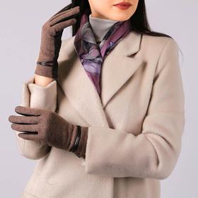 

Перчатки женские натуральная кожа/шерсть (Размер 6.5) сиреневый