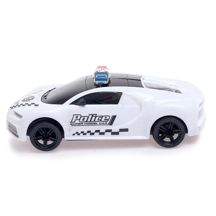 Машина «Полиция», световые и звуковые эффекты, работает от батареек