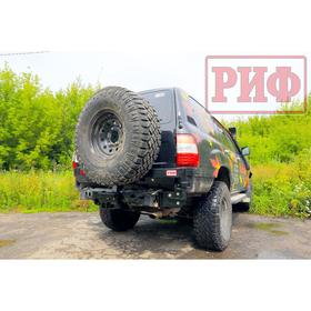 

Калитка РИФ с фаркопом в штатный задний бампер Toyota Land Cruiser 105