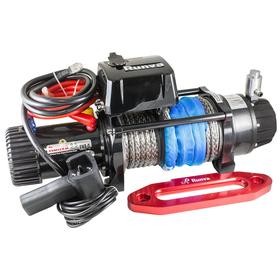 

Лебёдка электрическая 12V Runva 9500lbs 4350 кг влагозащищенная, синтет. трос, пневмороспуск 67632