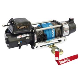 

Лебёдка электрическая двухскоростная 12V Runva 10000 lbs 4500 кг (синтетический трос)
