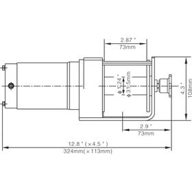 

Лебёдка электрическая 12V Runva 3000A lbs 1361 кг