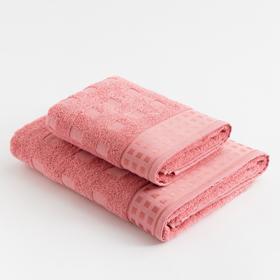

Набор полотенец Этель "Для любимой" 2 шт (70*130, 50*90 см) пыльно-розовый,100%хл, 360 гр/м2