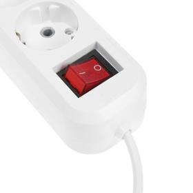 

Удлинитель Luazon Lighting, 3 розетки, 5 м,10 А, 2200 Вт, ПВС 3х0.75 мм2, с з/к, с выкл., Б