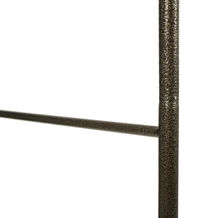 Арка садовая, разборная, 240 × 125 × 36.5 см, металл, бронзовая