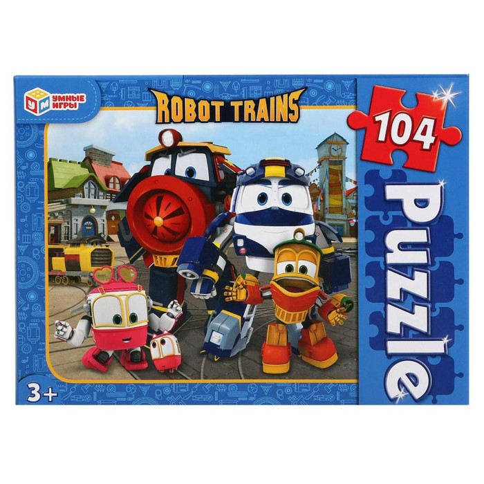 

Пазл Robot Trains, 104 элемента